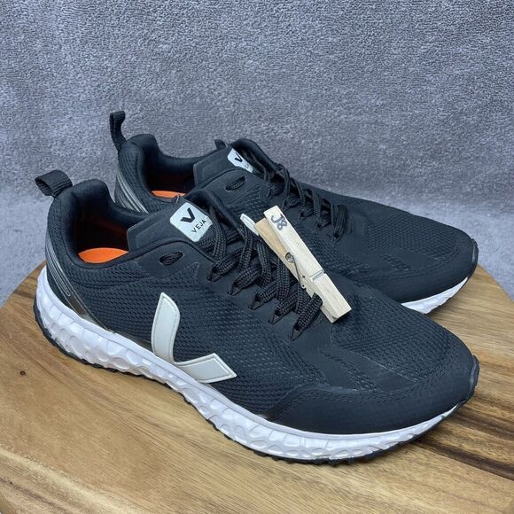 VEJA Condor 2 Alveomesh Shoes Men's Size 8 Black/White Athletic Trainer Sneakers - Picture 9 of 9